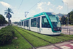 tram ride around Barcelona