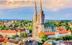 The Zagreb Cathedral is where King Ladislav established the city in 1094