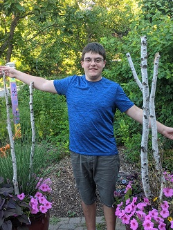 I enjoy landscaping around my yard at home